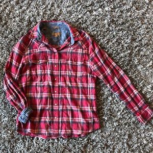 Flannel button down